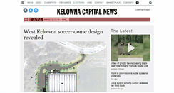 Desktop Screenshot of kelownacapnews.com